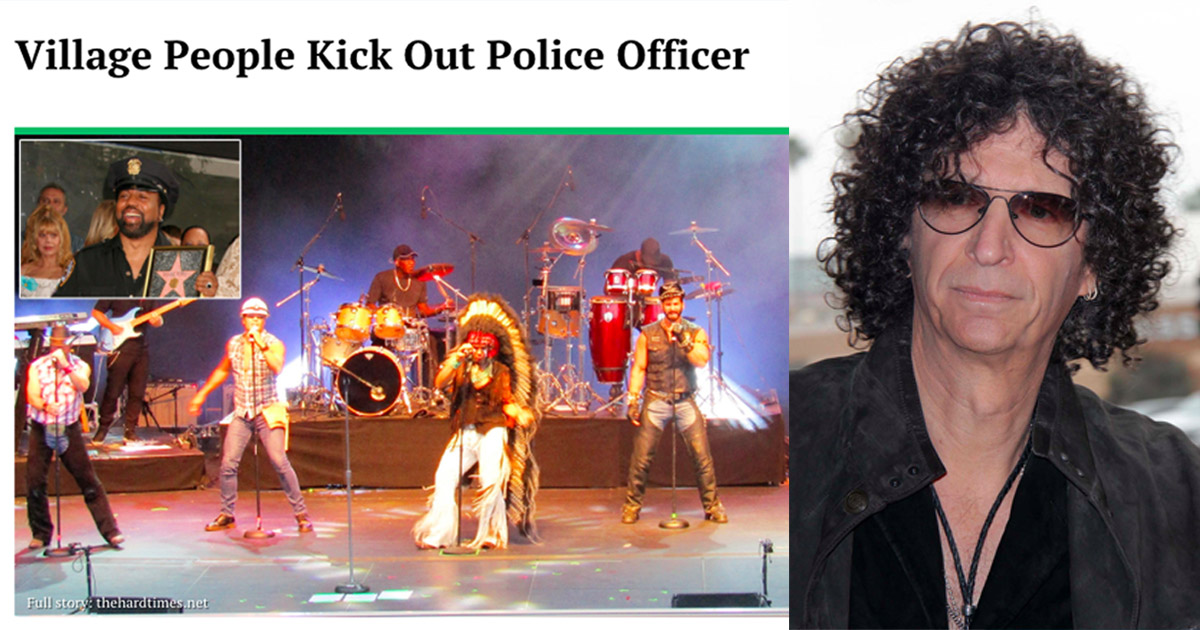 Howard Stern Believed A Hard Times Story About The Village People Kicking Out The Cop